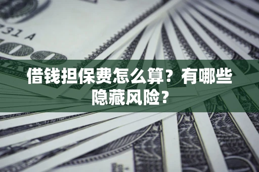 北京借钱担保费怎么算？有哪些隐藏风险？
