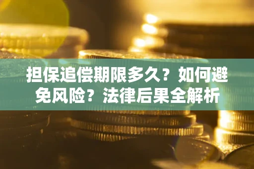 北京担保追偿期限多久？如何避免风险？法律后果全解析