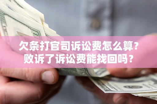 北京欠条打官司诉讼费怎么算？败诉了诉讼费能找回吗？