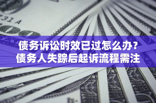 北京债务诉讼时效已过怎么办？债务人失踪后起诉流程需注意什么？