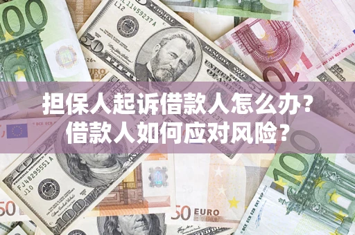 北京担保人起诉借款人怎么办？借款人如何应对风险？